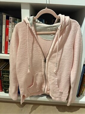 FatFace Light Pink Zip Hoodie